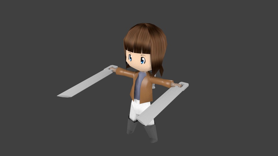 Low Poly Chibi SnK preview image 2
